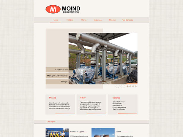 Site Moind Engenharia